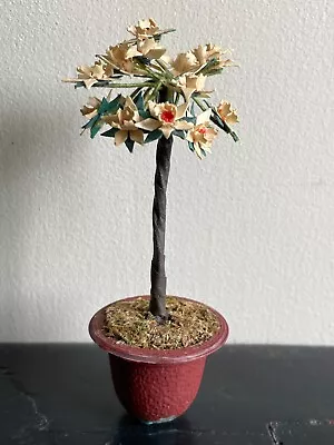 Wonderful Old Miniature Dollhouse Flowering Tree • $5.95