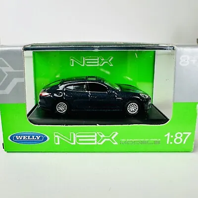 Welly NEX 1:87 HO Gauge Railway Scale Porsche Panamera S Diecast Car Model • £9.95