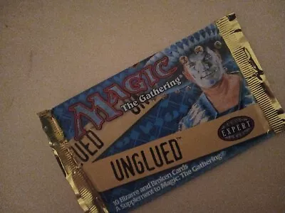 MTG: UNGLUED - Factory Sealed Booster Pack From Box -Magic The Gathering English • £5