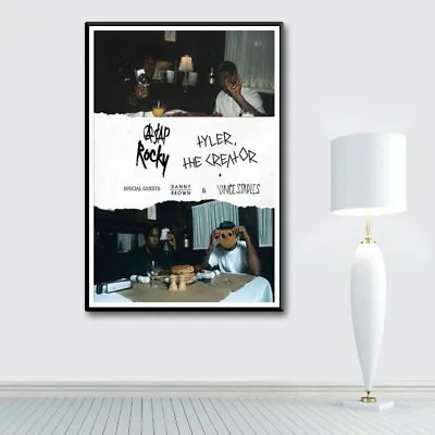 142396 Tyler And A$AP Rocky Th Creator Funny Wall Print Poster UK • £13.14