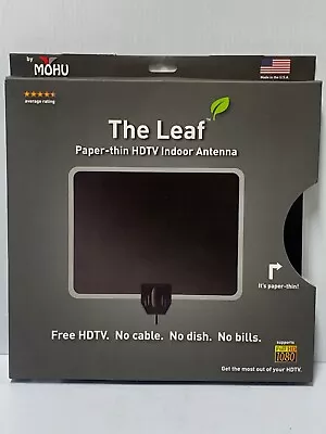 MOHU The Leaf Paper-Thin  Indoor HDTV Antenna FULL HD 1080 NEW IN OPEN BOX • $49.95