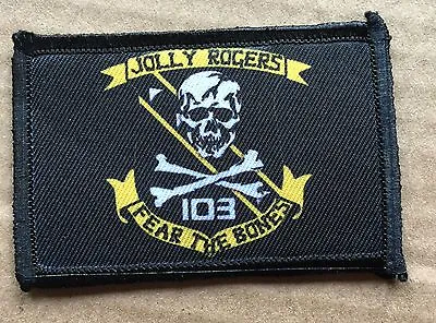 VF 103 F14 Tomcat Morale Patch Jolly Rogers Top Gun Tactical ARMY Hook Military  • $8.49