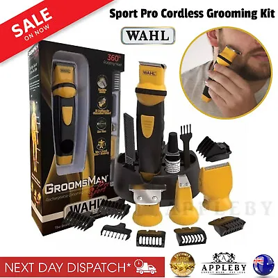 New Wahl Cordless Pro Sport Beard Body Shaver Hair Clipper Trimmer Mens Groomer • $73.22