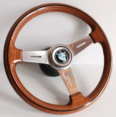 Steering Wheel Fits For BMW Wood LUISI 365mm Wooden E31 E34 E36 Z3 1993-1998 • $295.02