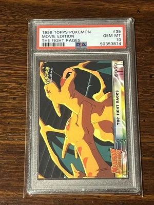 $12.50 • Buy 1999 Topps Pokemon Movie Edition The Fight Rages PSA 10