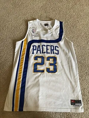 Vintage Nike Indiana Pacers Ron Artest 23 Jersey Swingman +2 Length Men's XXL • $59