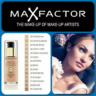 Max Factor Facefinity All Day Flawless Foundation OLD FORMULA Choose Your Shade • £9.99