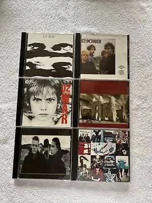U2 - Bundle Of 6 CDs - (their First 6 Releases) Gently Used !! • $25