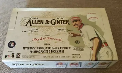 2020 Topps Allen & Ginter Empty Display Hobby Box NM-MT!! • $7