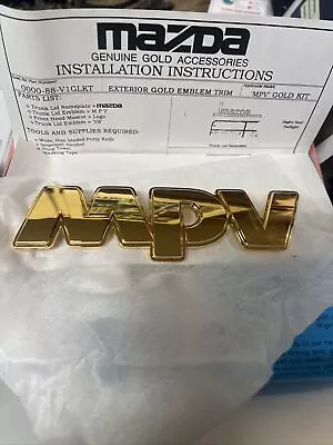 Mazda MPV Gold Kit Genuine Gold Emblem OEM Accessory 89-98 • $499.99