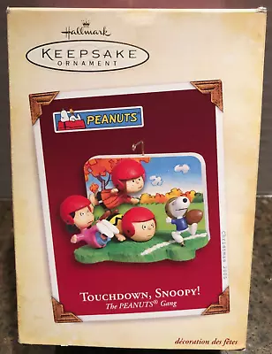 Hallmark Keepsake Ornament 2005 Touch Down Snoopy The Peanut Gang - 004 • $12.99