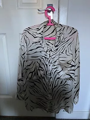 Zara Blouse M - Zebra Style  • £10