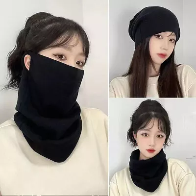Windproof Multi-functional Face Cover Neck Protection Hanging Ear Scarf Soft A • $9.22