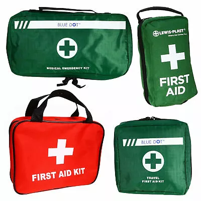 First Aid Carry Kit Bag - Case Box Pouch - Medical Emergency Survival Empty NEW • £3.29