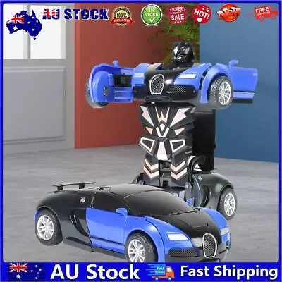 AU 2 In 1 Car Diecasts Toy Funny Robot Car Toy Robot Deformation Car Toy Boys Gi • $8.49