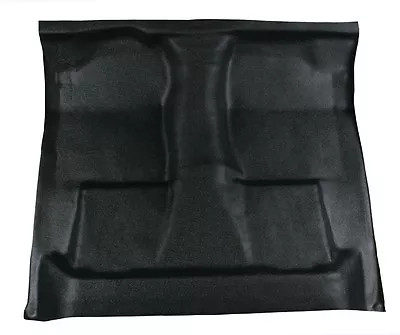 Black Vinyl Floor Mat - Replaces Carpet 1987-1996 Ford F150 Reg Cab Auto 4WD • $209.99