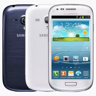 Samsung Galaxy S3 Mini Unlocked Blue/ White Smartphone+ Warranty Very Good • £19.99