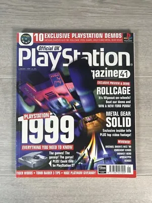 Playstation Magazine Official UK January 1999 Issue 41 Future Publishing • £7.95