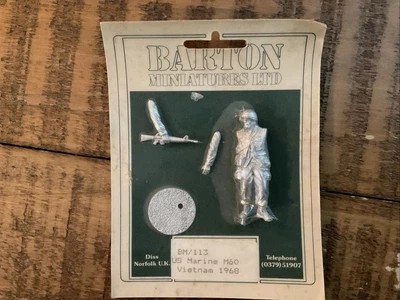 $6 • Buy Barton Miniatures LTD US Marine M60 Vietnam