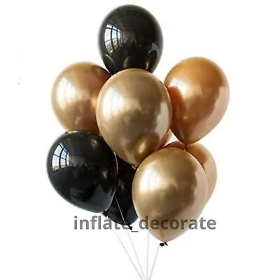 10  PEARL LATEX METALLIC CHROME BALLOONS Helium Birthday Decor Pastel Balloon UK • $2.51
