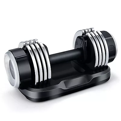 5-in-1 12KG Weight Adjustable Dumbbell W/Anti-Slip Fast Adjust Turning Handle • $69.95