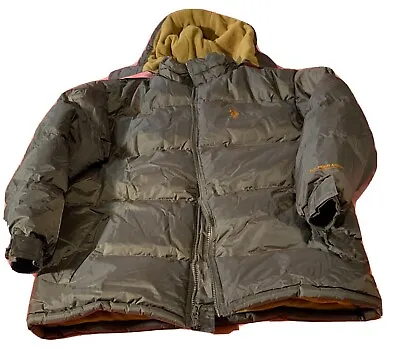 NEW U.S. Polo Assn. Men's Signature Bubble Jacket  SIZE L Brown Color • $40