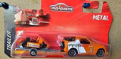 Majorette - Toyota Rav4 With Trailer Go Kart Near Mint Vhtf Card Ok Torn Hook • $39.95