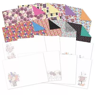 Hunkydory Luxury Dble-Sided Papers & Inserts For Cards ~ *NEW* WILD CELEBRATIONS • £4.50