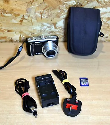 Panasonic LUMIX DMC-TZ5 9.1MP  Leica Lens Digital Camera + Case + 4gb SD Card • £44.99