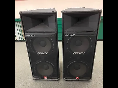 Peavey SP-4G-1400w Dual-2/15  Passive Speakers-SET OF 2 (pair Used & Upgraded) • $775