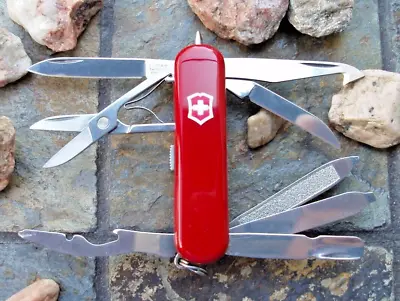 Victorinox Midnite MiniChamp Red Authentic And Original Swiss Army Knife New • $72.99