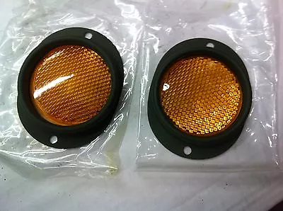 Military Truck Military Trailer Amber Yellow Complete Reflector Set Of 2 M101 • $10