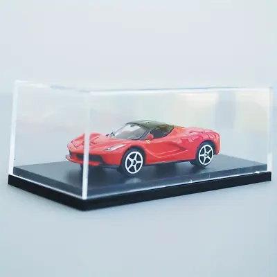 1:64 Acrylic Case Display Box Transparent Dust Proof With Base For Model Car • $6.99
