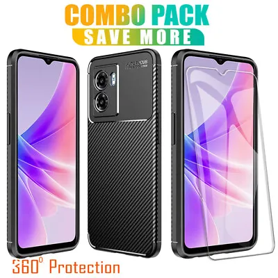 $11.99 • Buy For Oppo A77 5G 2022 A57 A57S Shockproof Rugged Heavy Duty Slim Back Case Cover