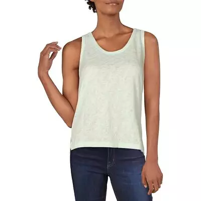 Comune Womens Green Racerback Textured Sleeveless Tank Top Shirt S  3116 • $1.99