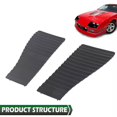 Fit For 1985-1990 Camaro Z28/IROC-Z IROC Hood Louvers New Reproduction Pair • $48.80