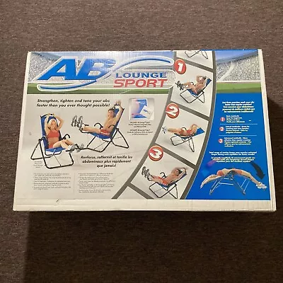 Ab Lounge Sport Abdominal Core Exerciser New In Box Fitness Quest • $71.32