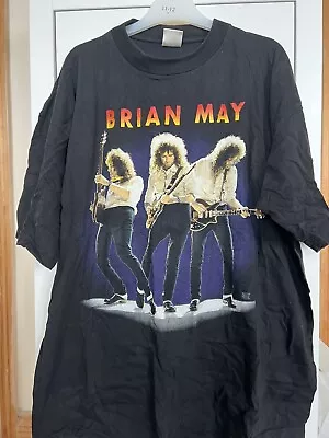 Vintage 1993 Brian May Queen Band Solo Tour T-shirt XL Freddie Mercury • £35