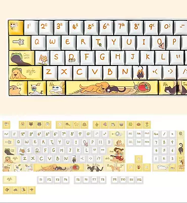 POPKEEY Dog Cat Pets Keycaps For Cherry MX Switches Cute Japanese Anime Mecha... • $96.11