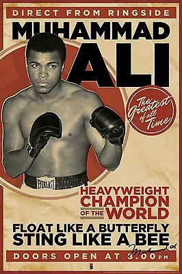 Muhammad Ali Boxing Poster 21 (sizes-a5-a4-a3-a2) + Free Surprise A3 Poster /gym • £7.99
