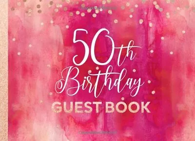 50th Birthday Guest Book: Artsy Gue... Guest Books St • £6.99