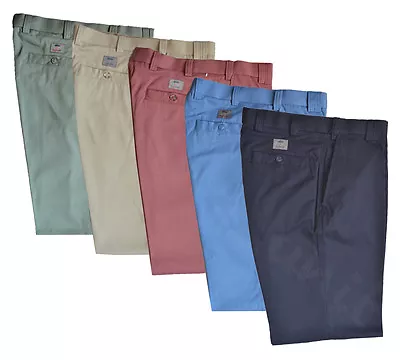 Mens Premium  Chino Trouser Casual 100% Cotton 32-54 Active Waist Expand A Band  • £29.99