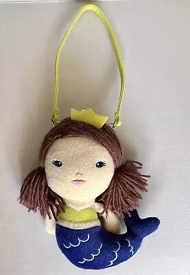 New Gymboree Mermaid Cove Mermaid Plush Purse Bag Toy Doll Girls • $9.95