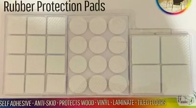 £1.69 • Buy Furniture Floor Rubber Protector Self Adhesive Anti Slip Chair/Table Leg Tip Pad