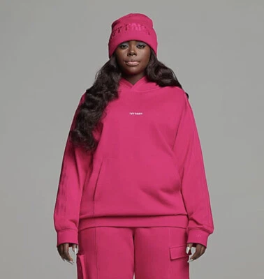 £98.85 • Buy Ivy Park Adidas Icy Park Pink Hoodie Size 2XS Beyonce Sweatshirt Gender Neutral