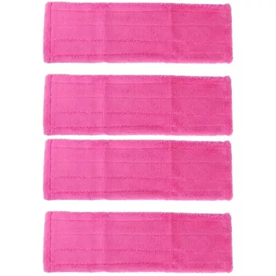  4 Pcs Microfiber Spray Mop Generic Wet Refill Cleaning Cloth • £14.25