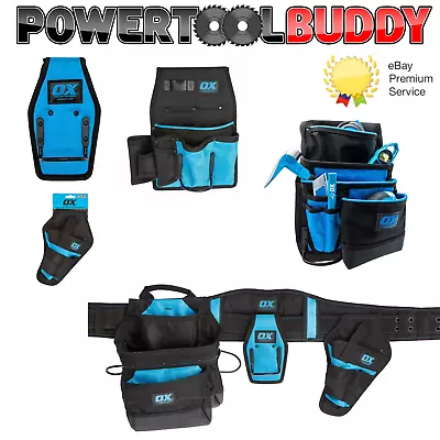 Ox Tools Pro Dynamic Belts Pouches Holders Holsters P267401 P266410 P266505 • £14.50
