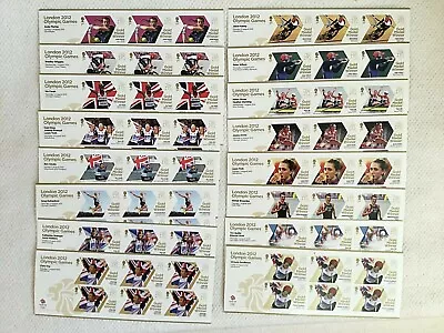 £85 • Buy London 2012 Olympic Team GB Gold Medal Winners Stamp Sheets~(96 Stamps)~Freepost