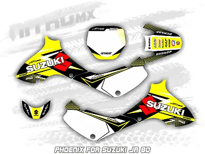 NitroMX Graphic Kit For SUZUKI JR 80 All Years Motocross Decal Sticker Design MX • $220.63