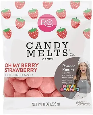 Rosanna Pansino Wilton Candy Melts Flavored 8oz Oh My Berry Strawberry • $6.99